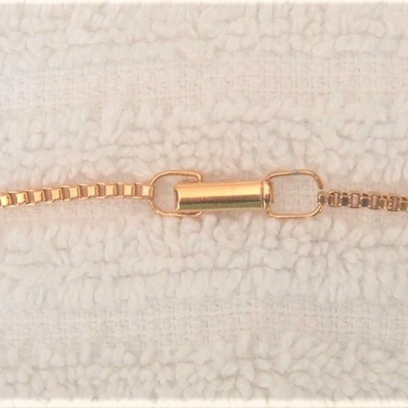 Vintage 1977 Avon Large Gold Tone Gilded Bar Chain Bracelet - Picture 4 of 9
